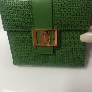 Salvatore Ferragamo authentic green wallet